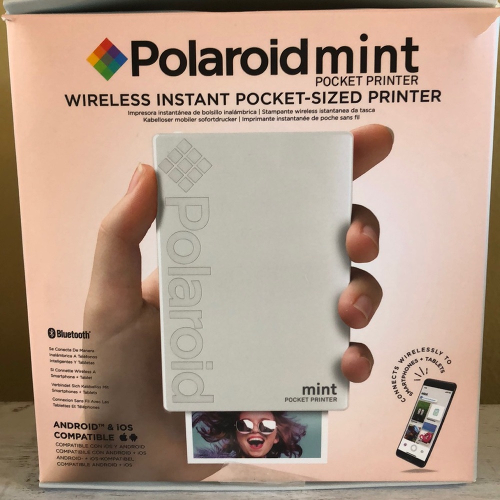 Polaroid mint pocket printer